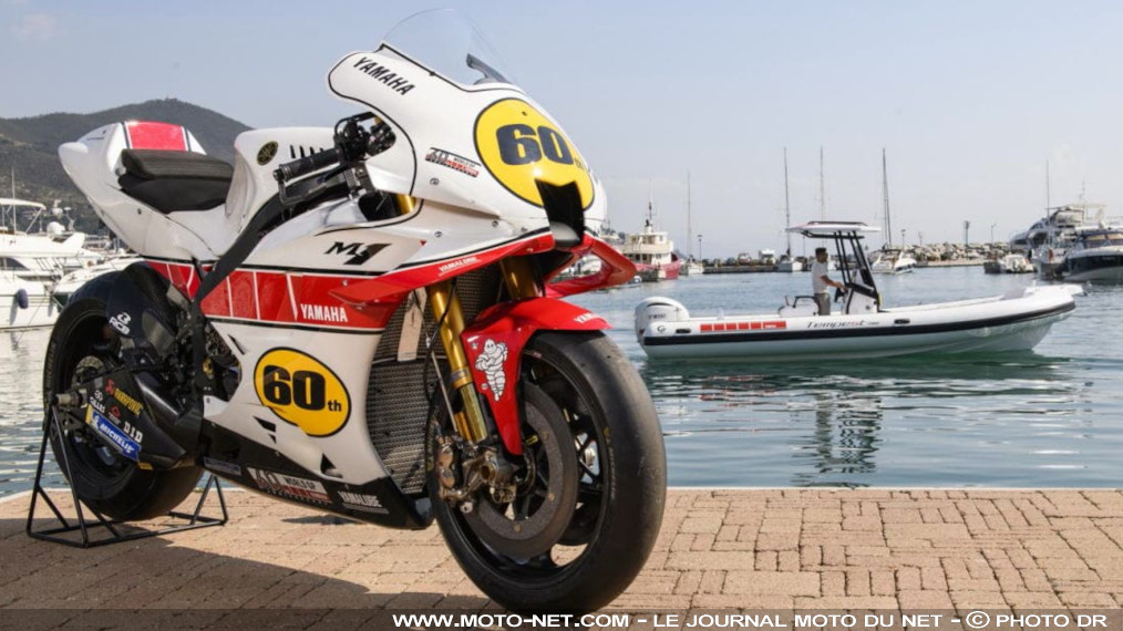Un V6 de 250 ch célèbre les 60 ans de Yamaha en Grand Prix moto