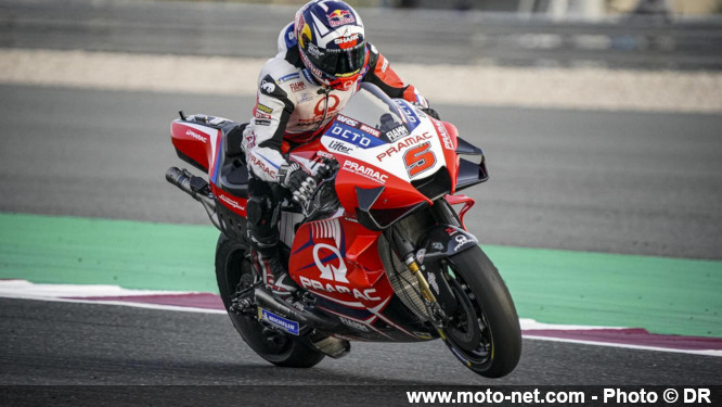 Le vent balaie la dernière journée d'essais MotoGP au Qatar