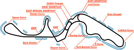 Trop dangereux, le circuit de Suzuka ne fera pas partie de la saison 2004. 