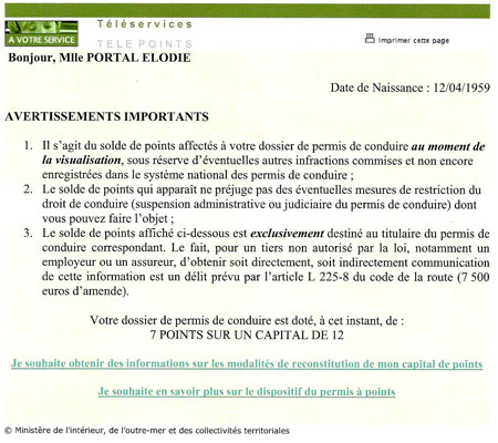 Permis à points en ligne : les étonnantes complications du service Télépoints...