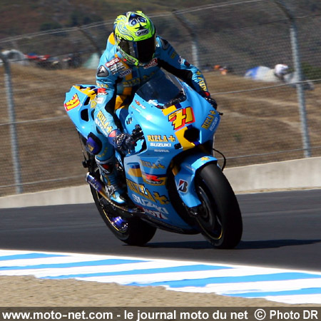 Chris Vermeulen - Grand Prix Moto des États-Unis 2007 : le tour par tour sur Moto-Net.Com