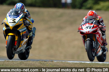 Max Biaggi et Noriyuki Haga - Les manches Superbike et Supersport de République Tchèque 2007 à Brno sur Moto-Net.Com