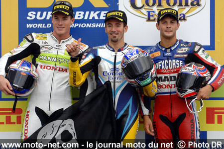 Podium SBK 2 - Les manches Superbike et Supersport de République Tchèque 2007 à Brno sur Moto-Net.Com