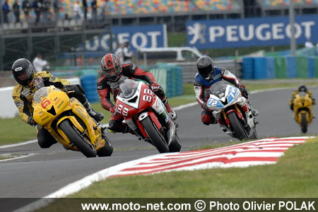  Bulle, Diller, Pouhair et Marcolini - Septième et dernière épreuve du Championnat de France Superbike à Magny-Cours