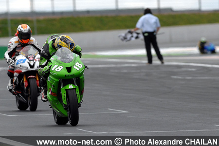  David Perret et Arnaud Vincent - Septième et dernière épreuve du Championnat de France Superbike à Magny-Cours