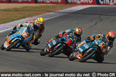 Faubel, Talmacsi, Pasini et Pesek - Grand Prix Moto 125cc de République Tchèque 2007 : le tour par tour sur Moto-Net.Com