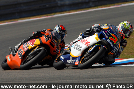 Alex de Angelis et Mika Kallio - Grand Prix Moto 250cc de République Tchèque 2007 : le tour par tour sur Moto-Net.Com