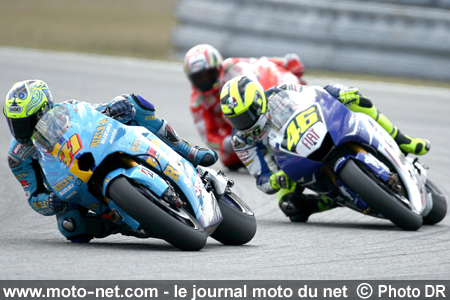  Chris Vermeulen, Valentino Rossi et Loris Capirossi - Grand Prix MotoGP de République Tchèque 2007 : le tour par tour sur Moto-Net.Com