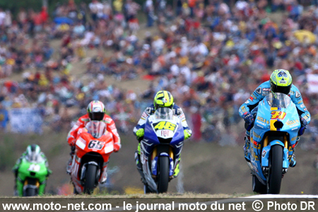  Vermeulen, Rossi, Capirossi et De Puniet - Grand Prix MotoGP de République Tchèque 2007 : le tour par tour sur Moto-Net.Com