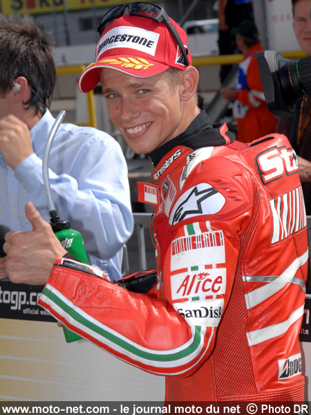 Casey Stoner - Grand Prix MotoGP de République Tchèque 2007 : le tour par tour sur Moto-Net.Com