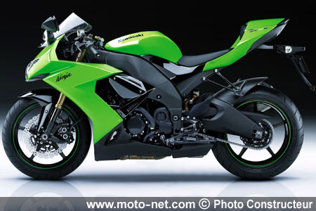 Première série de nouveautés Kawasaki 2008 sur Moto-Net.Com