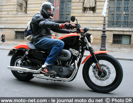 Test Harley XL1200N Nightster : Paris by Nightster