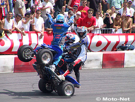 Les mêmes sur un quad !