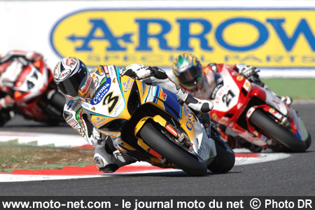 Max Biaggi, Troy Bayliss et Noriyuki Haga - Les manches Superbike et Supersport d'Italie 2007 à Vallelunga sur Moto-Net.Com