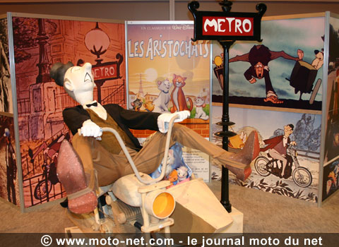 Exposition Moto et Cinéma au mondial du 2 roues 2007