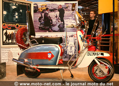 Exposition Moto et Cinéma au mondial du 2 roues 2007