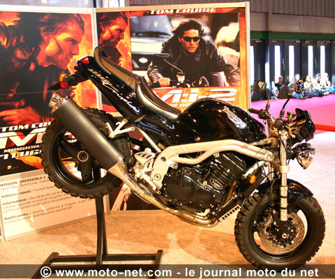 Exposition Moto et Cinéma au mondial du 2 roues 2007