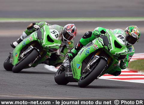 Fonsi Nieto et Régis Laconi - Les manches Superbike et Supersport de France 2007 à Magny-Cours sur Moto-Net.Com