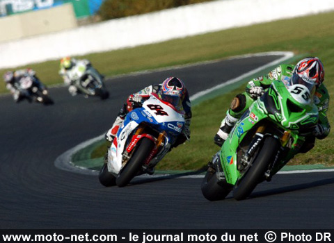 Laconi, Fabrizio, Rolfo et Xaus - Les manches Superbike et Supersport de France 2007 à Magny-Cours sur Moto-Net.Com
