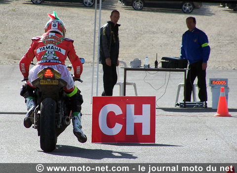 Moto-tour 2007 - mercredi 10 octobre : Denis Bouan en haut de l'affiche