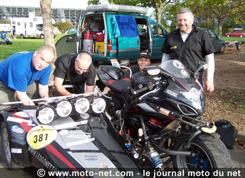 Moto-tour 2007 - mercredi 10 octobre : Denis Bouan en haut de l'affiche