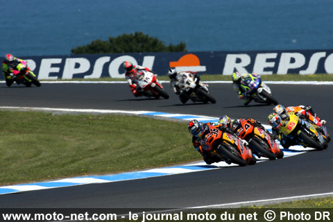 Kallio, H.Aoyama, Takahashi, Simon, Abraham, Cluzel, Locatelli et Lai - Grand Prix Moto d'Australie 2007 : le tour par tour sur Moto-Net.Com