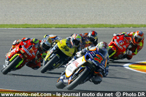 De Angelis, Lorenzo, Dovizioso, Bautista, Kallio et Debon - Grand Prix Moto de Valence 2007 : le tour par tour sur Moto-Net.Com