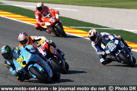 Hopkins, Hayden, Melandri et Capirossi - Grand Prix Moto de Valence 2007 : le tour par tour sur Moto-Net.Com