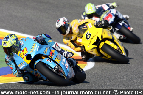 Chris Vermeulen, Makoto Tamada et Toni Elias - Grand Prix Moto de Valence 2007 : le tour par tour sur Moto-Net.Com