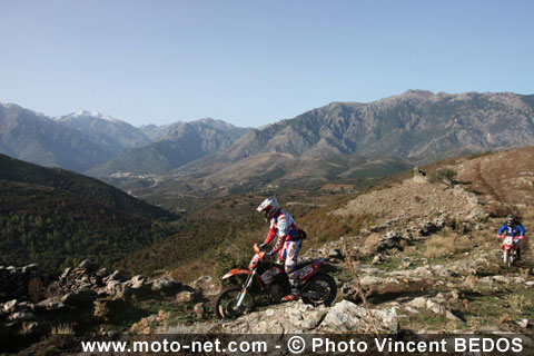 Championnat de France d'enduro 2007, dernière épreuve à Corte : Corte : attribution des derniers titres de champions de France d'enduro