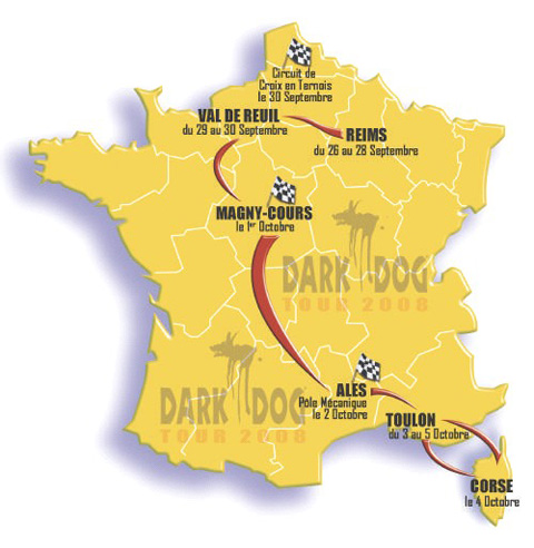 Dark Dog Tour 2008 : plus beau, plus long, plus dur !