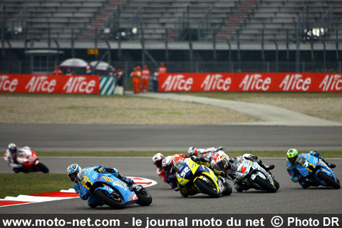 Capirossi, Toseland, Dovizioso, Melandri, Vermeulen, Nakano et Guintoli - Grand Prix de Chine MotoGP 2008 : le tour par tour sur Moto-Net.Com