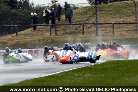 Side Car - Troisième épreuve du Championnat de France Superbike 2008 au Vigeant