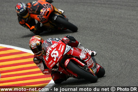 Le Grand Prix d'Italie 250 tour par tour