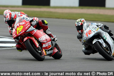 GP 250 Donington tour par tour
