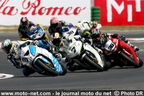 Tamada, Checa, Lavilla, Nakatomi, Smrz et Kiyonari - Mondial Superbike Saint-Marin 2008 : Un partout pour l'Allemagne, l'Espagne... et l'Australie !