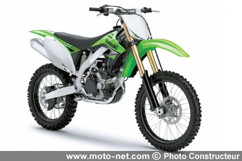 Nouveautés Kawasaki 2009 : les Verts donnent un aperçu des machines à gagner le MX 2009 !