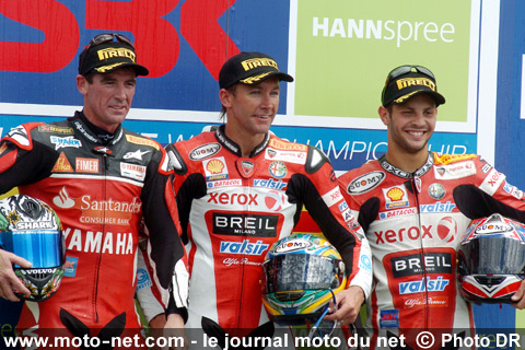 Troy Bayliss 1er, Troy Corser 2ème et Michel Fabrizio 3ème - Mondial Superbike République Tchèque 2008 : Un nouveau week-end Baylisstic !