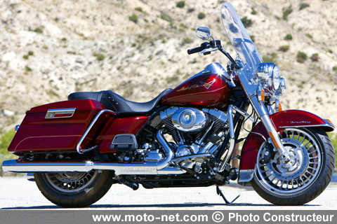  FLHR Road King - Nouveautés 2009 Harley-Davidson : Les Touring à l'honneur et une nouvelle V-Rod