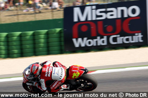 Le Grand Prix de San Marin 250 tour par tour
