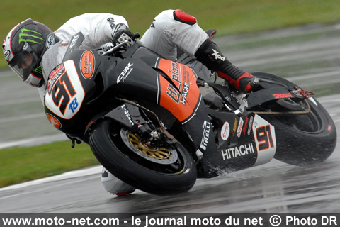 Leon Haslam - Mondial Superbike Europe 2008 : Racing in the rain