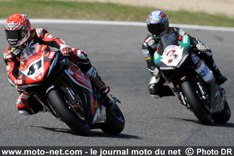 Noriyuki Haga et Max Biaggi - Mondial Superbike Italie 2008 : Sacré Bayliss !