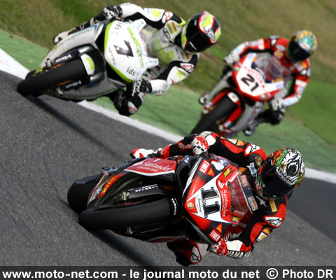 Troy Corser, Carlos Checa et Troy Bayliss - Mondial Superbike Italie 2008 : Sacré Bayliss !