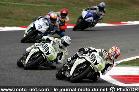 Rea, Pitt, Veneman, Harms et Parkes - Mondial Superbike Italie 2008 : Sacré Bayliss !