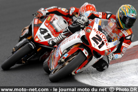 Troy Bayliss et Noriyuki Haga - Mondial Superbike Italie 2008 : Sacré Bayliss !