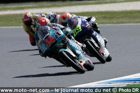 Le Grand Prix d'Australie 125 tour par tour