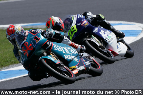 Le Grand Prix d'Australie 125 tour par tour