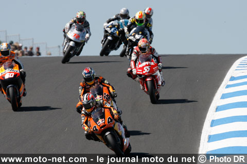 Le Grand Prix d'Australie 250 tour par tour