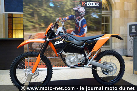 Moto électrique KTM E-Bike présentée en marge de la 5ème conférence annuelle de l'ACEM à Bruxelles
