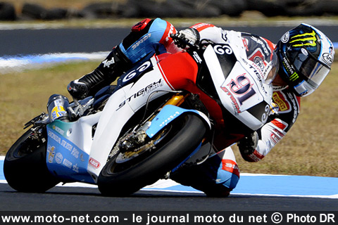 Leon Haslam - Épreuve Mondial Superbike et Supersport de Phillip Island 2009 : la présentation sur Moto-Net.Com